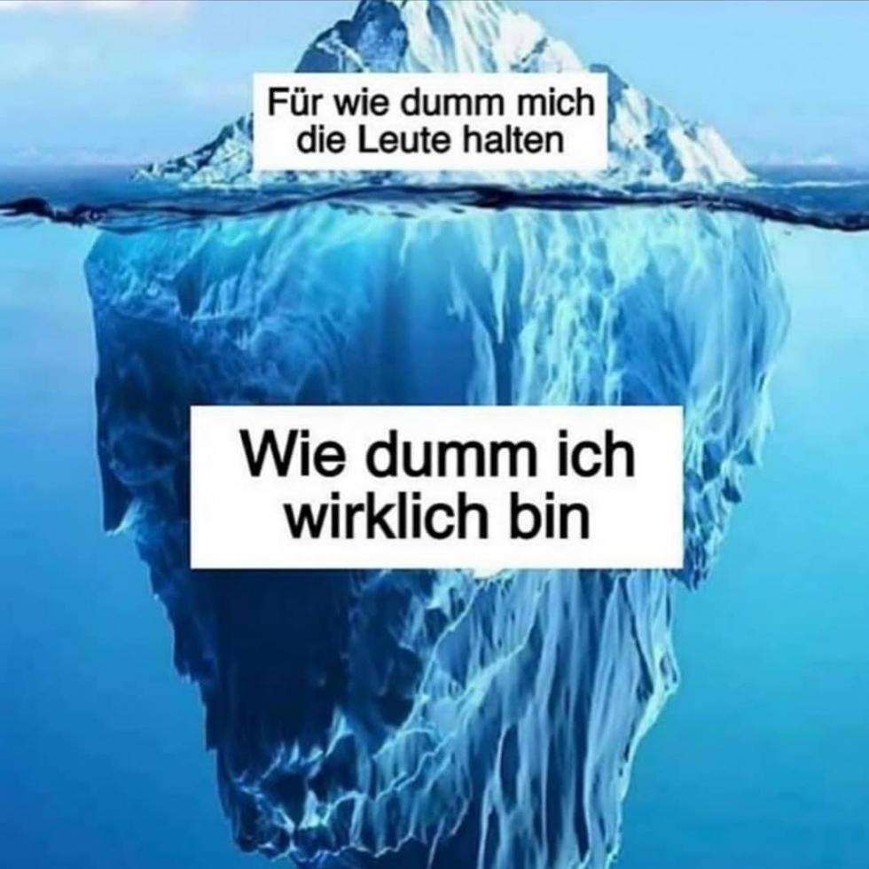 Für wie dumm mich
die Leute halten
Wie dumm ich
wirklich bin