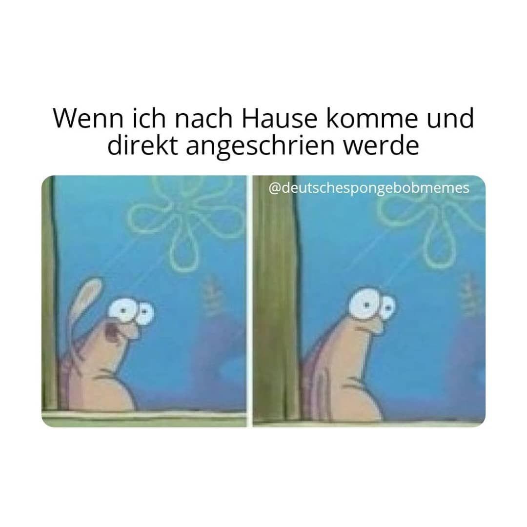 Wenn ich nach Hause komme und
direkt angeschrien werde
@deutschespongebobmemes