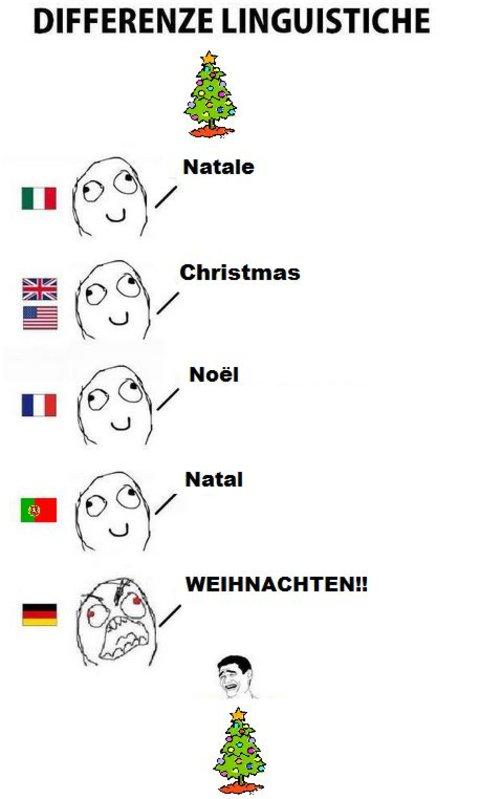 DIFFERENZE LINGUISTICHE
@
59
Natale
Christmas
Noël
Natal
WEIHNACHTEN!!