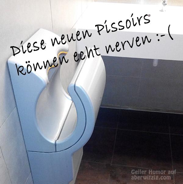 Diese neuen Pissoirs
können echt nerven :-(
Geiler Humor auf
aberwitzig.com