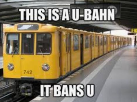 THIS IS A U-BAHN
DEM
20
742
IT BANS U