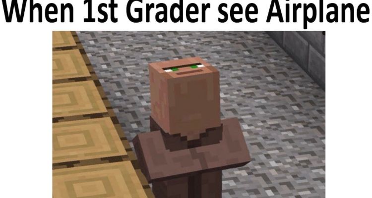 When 1st Grader see Airplane