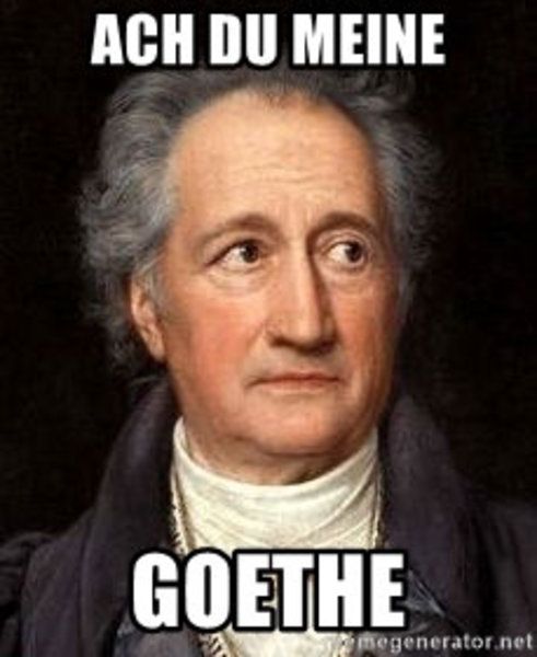 ACH DU MEINE
GOETHE
megenerator.net