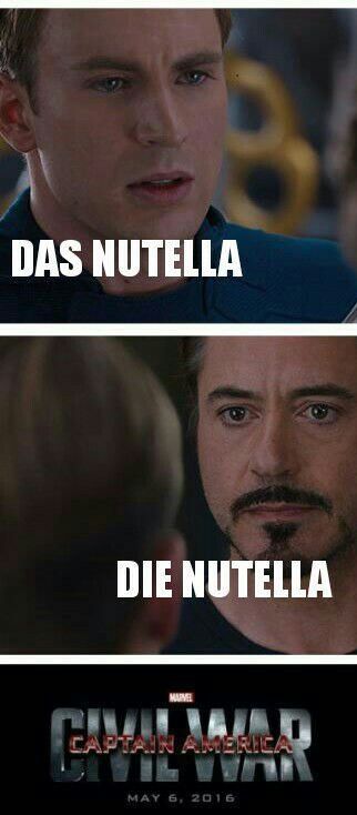 29
DAS NUTELLA
DIE NUTELLA
EU
MARVEL
PTAIN AMERICA
MAY 6, 2016