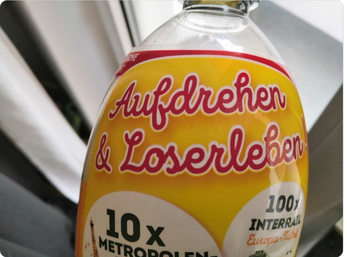 Aufdrehen
& Loserleben
10x
METROPOLEN
100
INTERRAIL
Europa-Tich