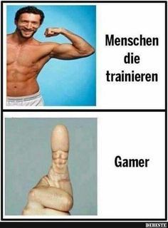 Menschen
die
trainieren
Gamer
DERESTE