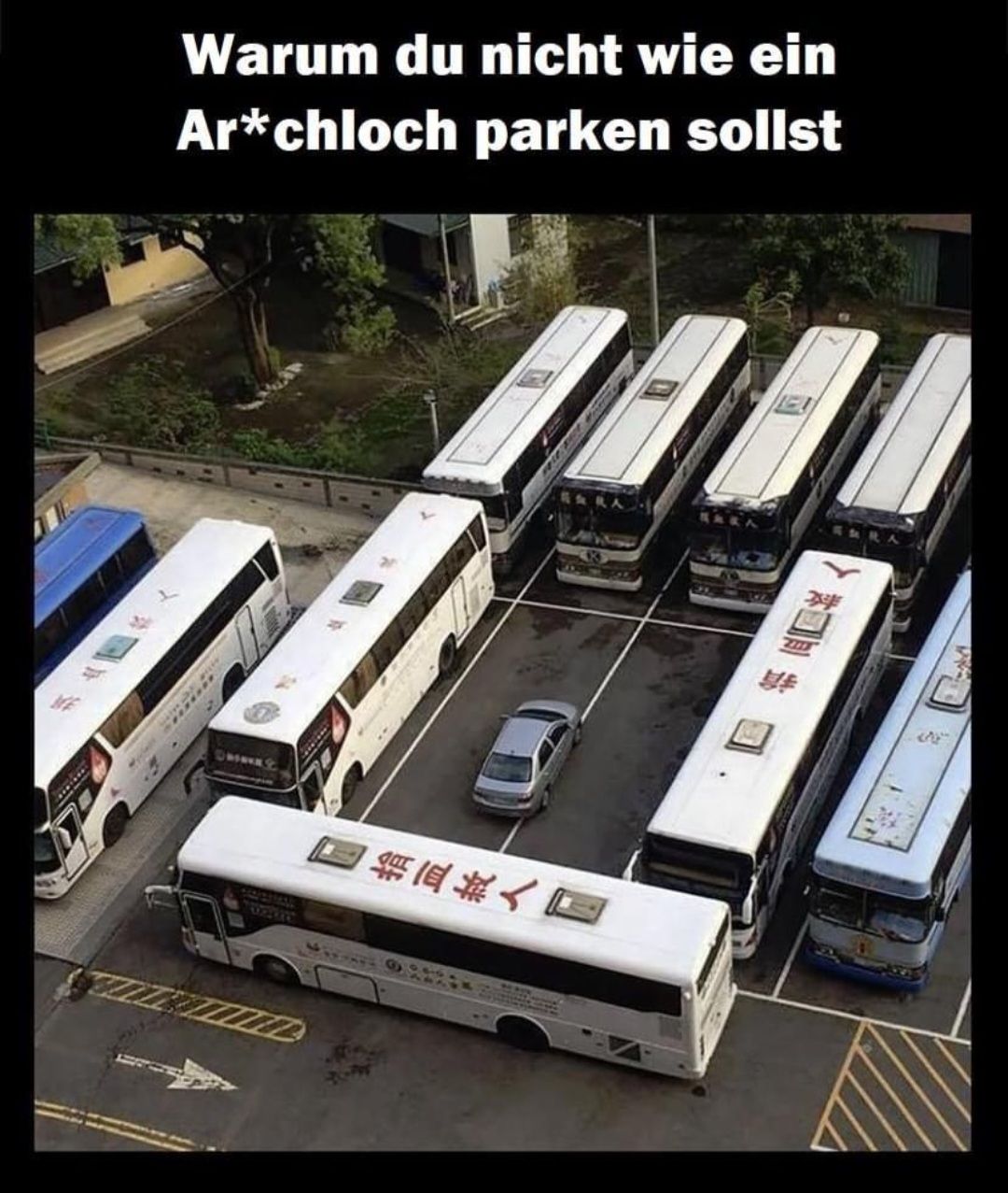 *******
4359
Warum du nicht wie ein
Ar*chloch
parken sollst
*******
团捐血救人过
mome