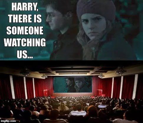 HARRY,
THERE IS
SOMEONE
WATCHING
US...
imgflip.com