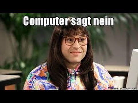 Computer sagt nein