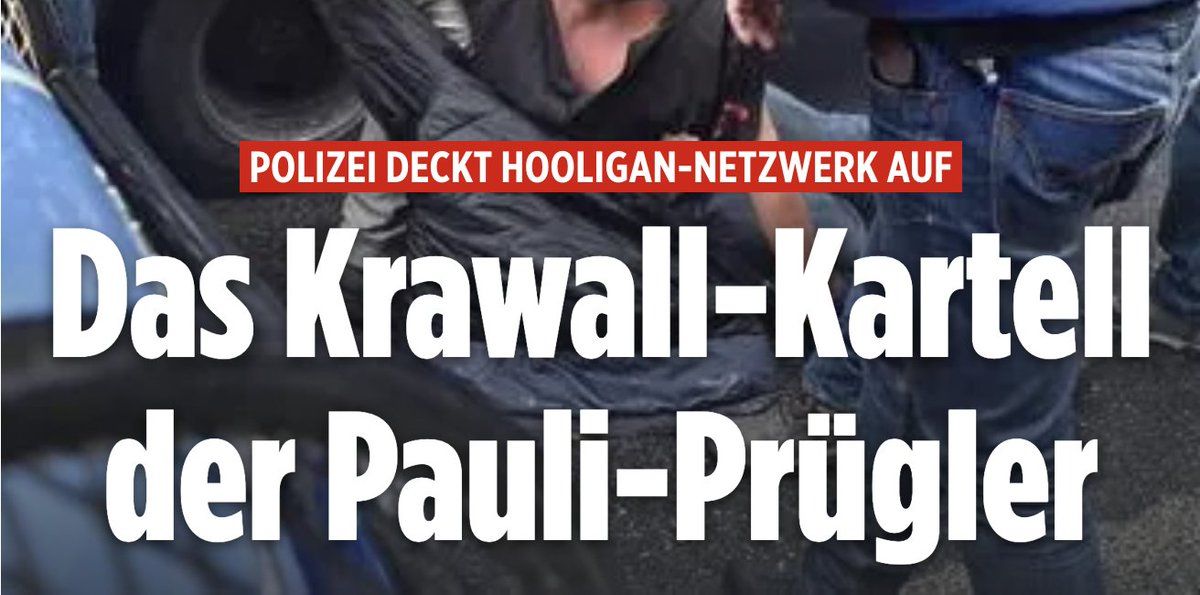 POLIZEI DECKT HOOLIGAN-NETZWERK AUF
Das Krawall-Kartell
der Pauli-Prügler