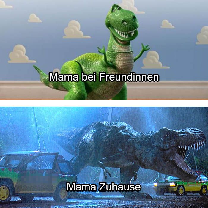 Mama bei Freundinnen
Mama Zuhause