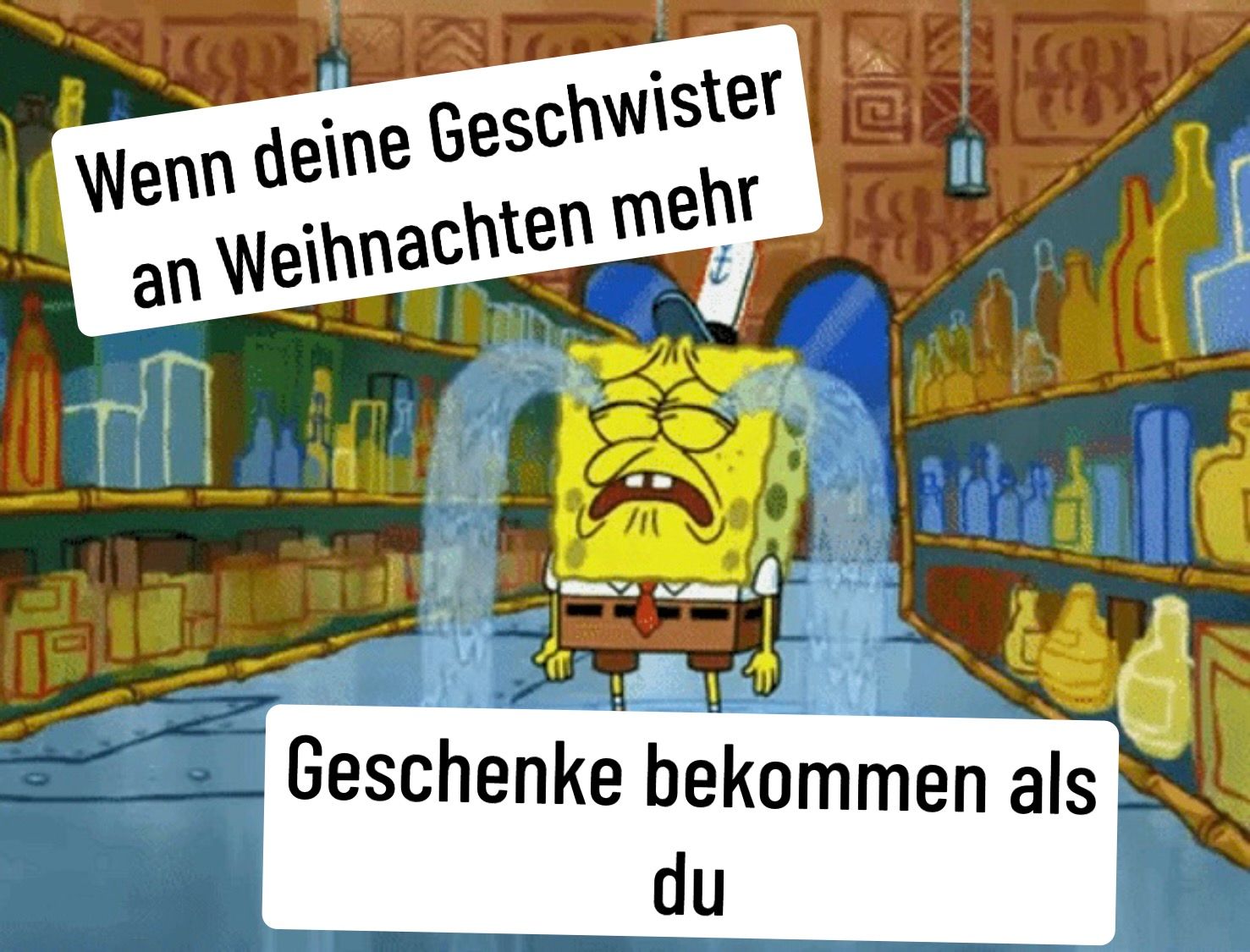 Wenn deine Geschwister
an Weihnachten mehr
IT
17
Geschenke bekommen als
du
6