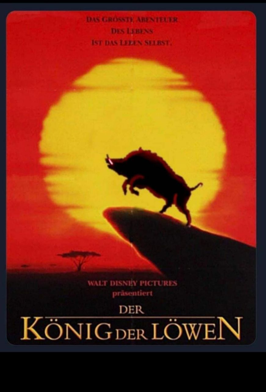 DAS GRÖSSTE ABENTEUER
DES LEBENS
IST DAS LELEN SELBST.
WALT DISNEY PICTURES
präsentiert
DER
KÖNIG DER LÖWEN