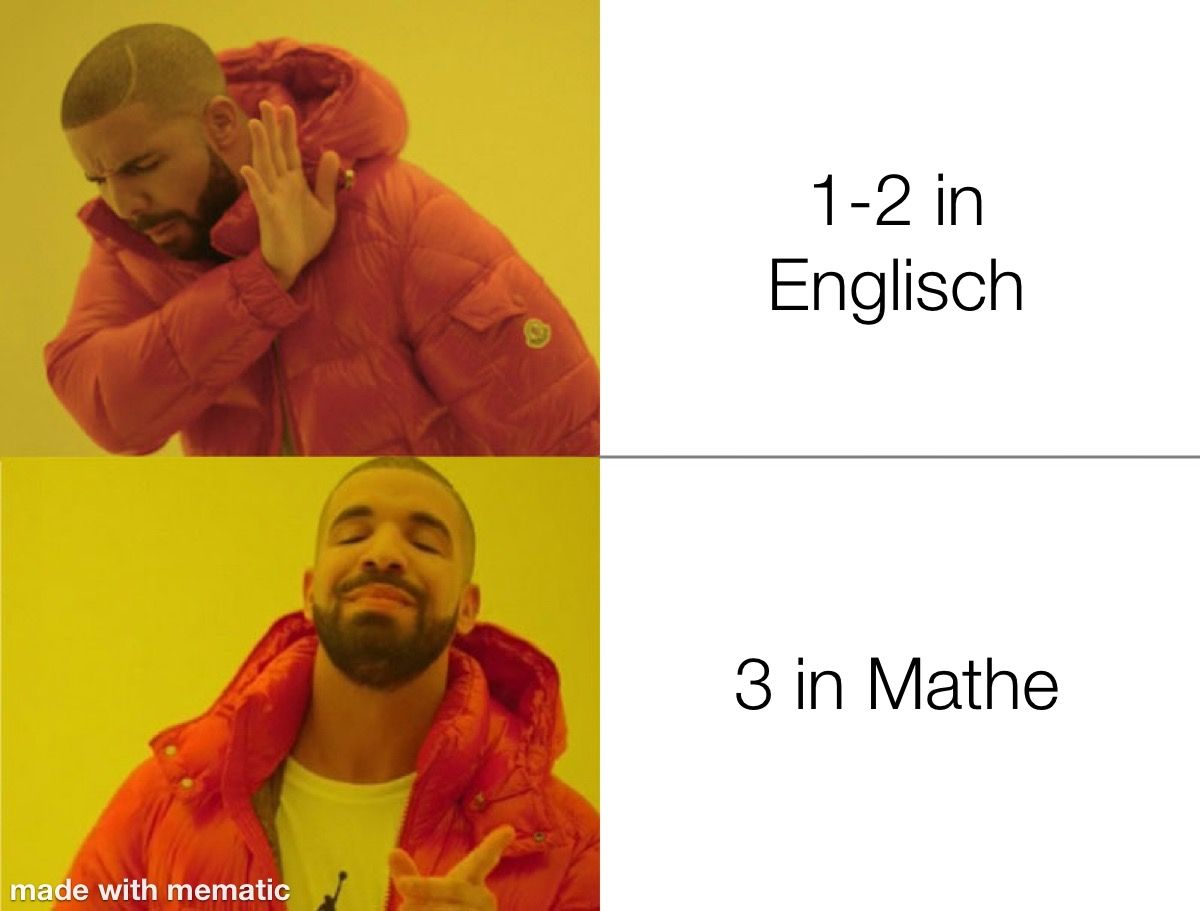 made with mematic
1-2 in
Englisch
3 in Mathe