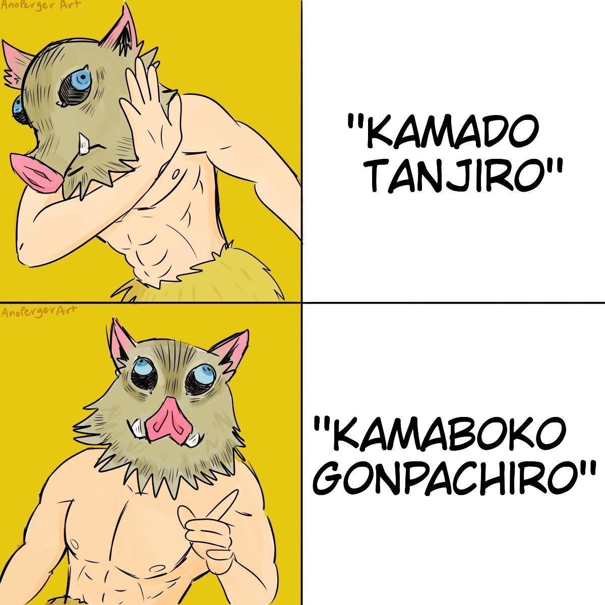 AnoPerger Art
Anolerger Art
W
"KAMADO
TANJIRO"
"КАМАВОКО
GONPACHIRO"