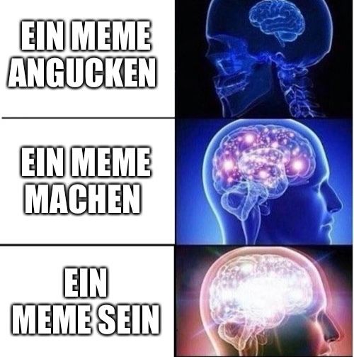 EIN MEME
ANGUCKEN
EIN MEME
MACHEN
EIN
MEME SEIN