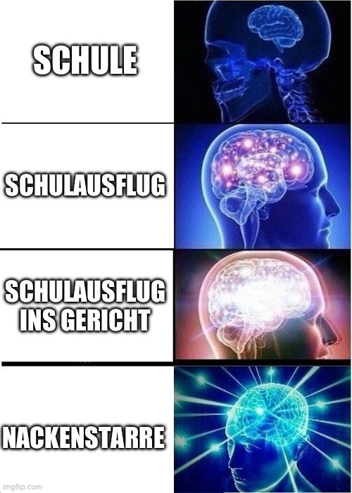 SCHULE
SCHULAUSFLUG
SCHULAUSFLUG
INS GERICHT
NACKENSTARRE
