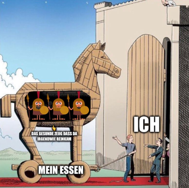 wen
DAS GESUNDE ZEUG DASS DA
IRGENDWIE REINKAM
MEIN ESSEN
©
ICH
Ful