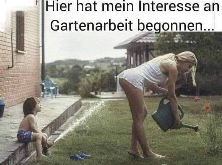 Hier hat mein Interesse an
Gartenarbeit begonnen...