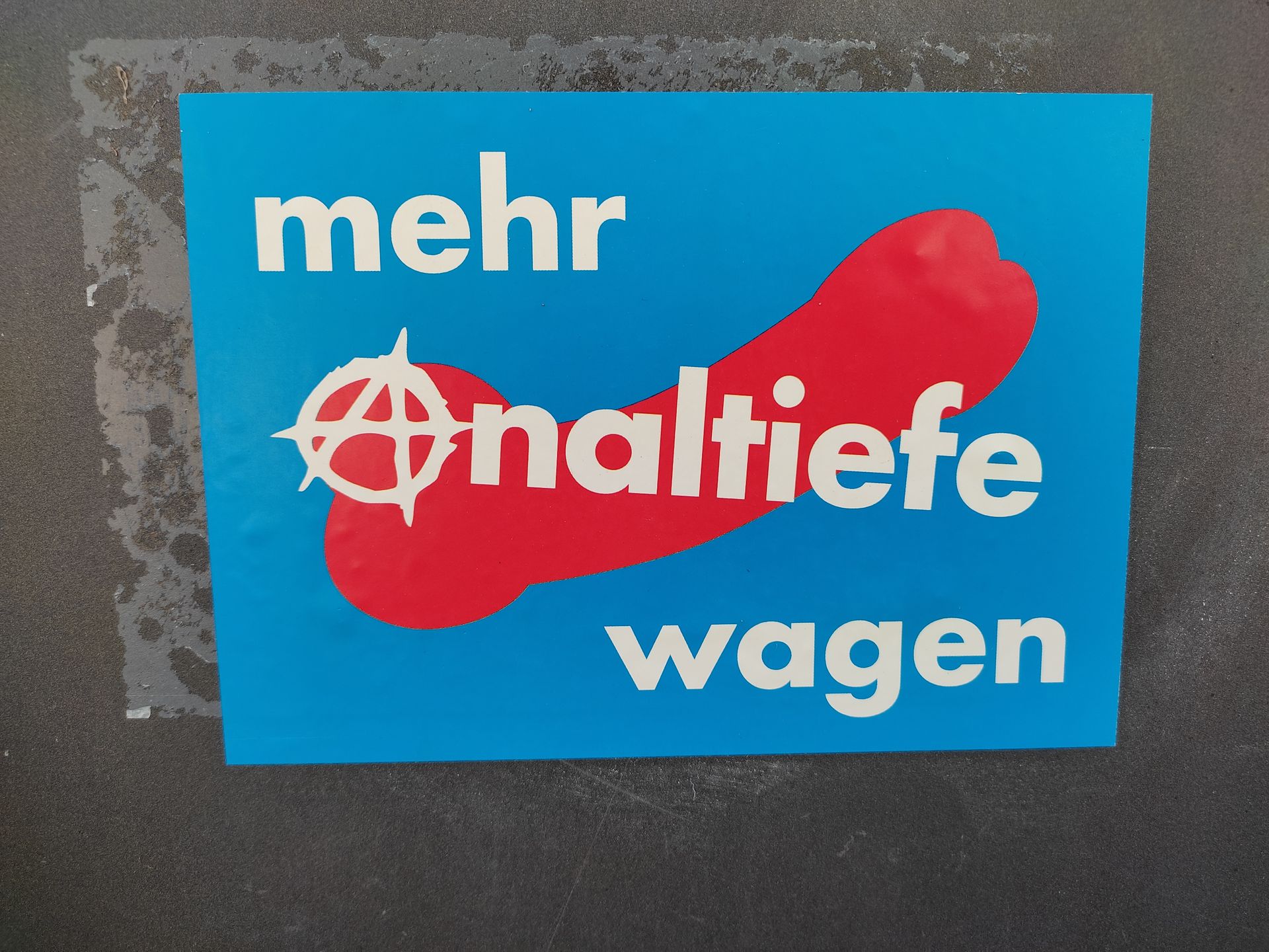 mehr
Analtiefe
wagen