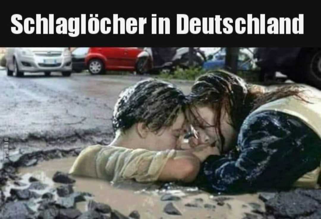 Schlaglöcher in Deutschland