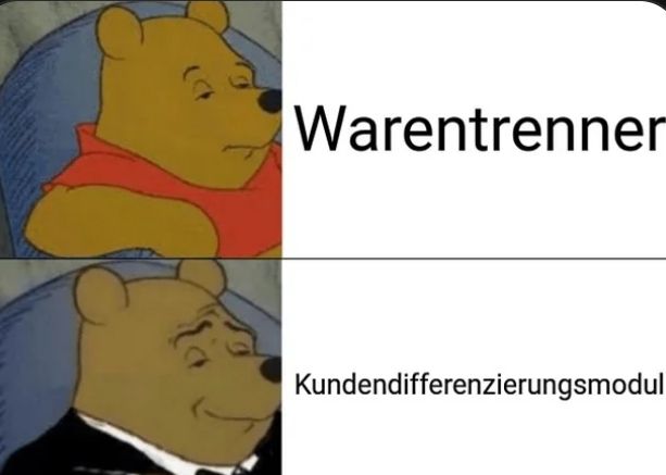 Warentrenner
Kundendifferenzierungsmodul