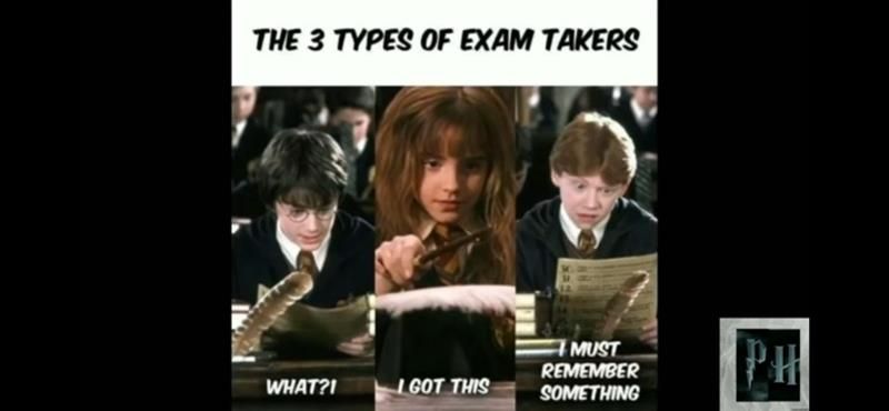 THE 3 TYPES OF EXAM TAKERS
WHAT?!
I GOT THIS
MUST
REMEMBER
SOMETHING