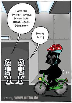 (6
HAST DU
DARTH VADER
SCHON MAL
OHNE HELM
GESEHN?
NOCH
NIE!
Bath www.ruthe.de
)))