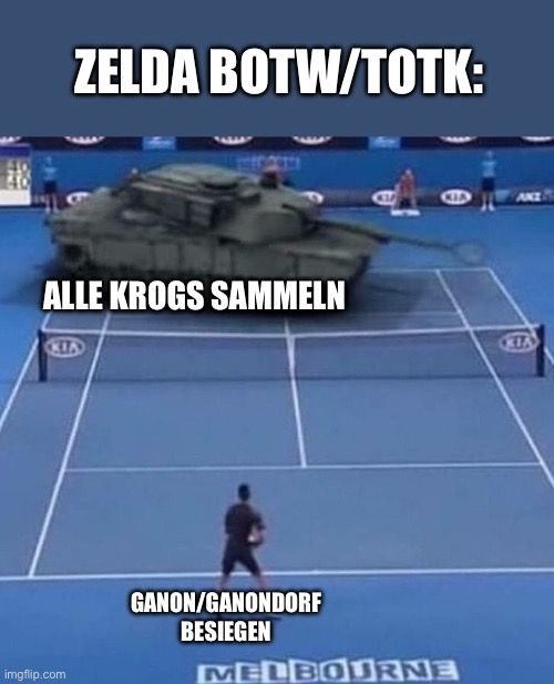 ZELDA BOTW/TOTK:
ALLE KROGS SAMMELN

GANON/GANONDORF
BESIEGEN
MELBOURNE
AKL