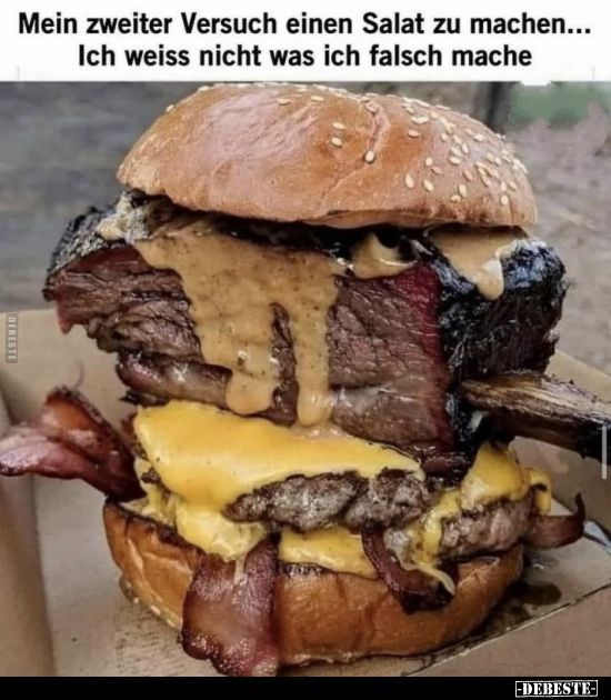 DEBESTE
Mein zweiter Versuch einen Salat zu machen...
Ich weiss nicht was ich falsch mache
-DEBESTE-