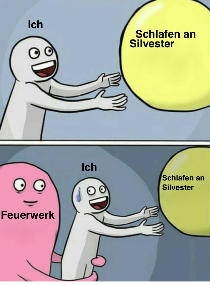 Ich
Feuerwerk
Ich
Schlafen an
Silvester
Schlafen an
Silvester