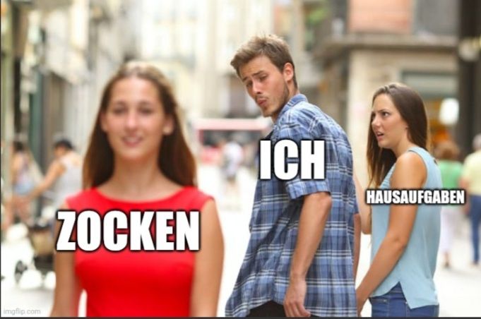 
ZOCKEN
ICH
HAUSAUFGABEN