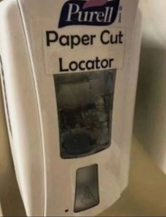 Purell
Paper Cut
Locator