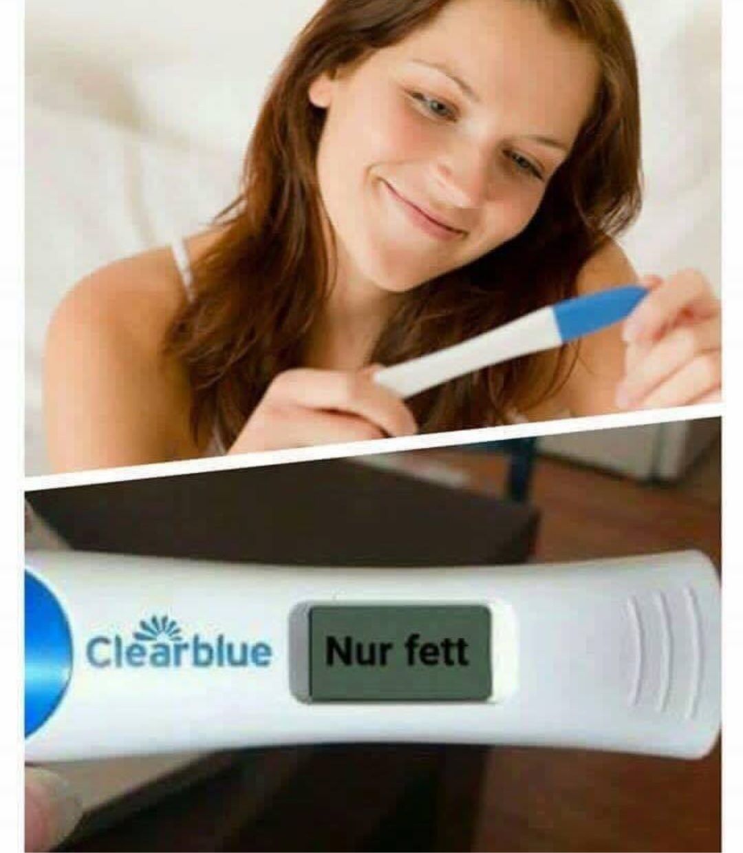 Clearblue Nur fett