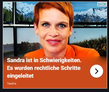 Sandra ist in Schwierigkeiten.
Es wurden rechtliche Schritte
eingeleitet
Testirs
DX
>