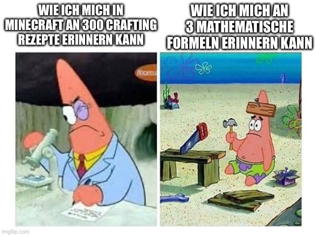 WIE ICH MICH IN
MINECRAFT AN 300 CRAFTING
REZEPTE ERINNERN KANN

Nom
WIE ICH MICH AN
3 MATHEMATISCHE
FORMELN ERINNERN KANN