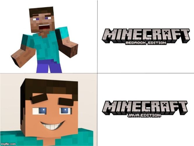 
MINECRAFT
BEDROCK EDITION
MINECRAFT
JAVA EDITION