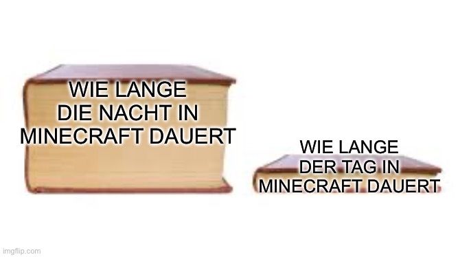 WIE LANGE
DIE NACHT IN
MINECRAFT DAUERT

WIE LANGE
DER TAG IN
MINECRAFT DAUERT