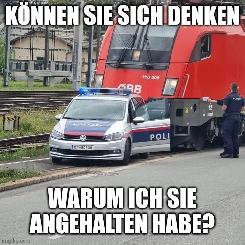 KÖNNEN SIE SICH DENKEN
BP 90630

1116 005
GRB
POLI
ER
WARUM ICH SIE
ANGEHALTEN HABE?
POLIT