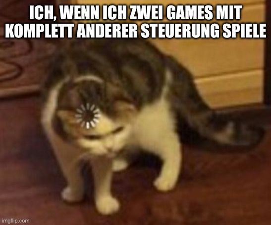 ICH, WENN ICH ZWEI GAMES MIT
KOMPLETT ANDERER STEUERUNG SPIELE
