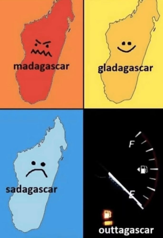 madagascar gladagascar
:
sadagascar
outtagascar