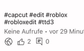 #capcut #edit #roblox.
#robloxedit #ttd3
Keine Aufrufe vor 29 Minut
凸2 回 0