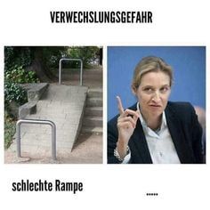 VERWECHSLUNGSGEFAHR
schlechte Rampe