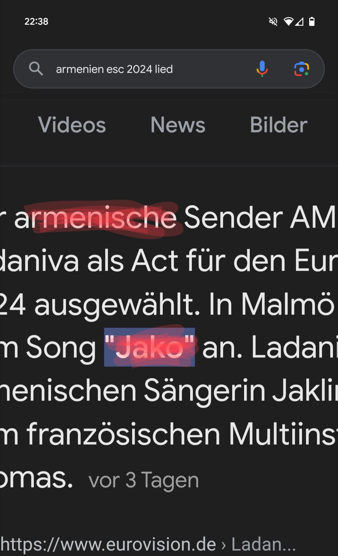 22:38
armenien esc 2024 lied
Videos
News
Bilder
r armenische Sender AM
daniva als Act für den Eur
24 ausgewählt. In Malmö
m Song "Jako" an. Ladani
menischen Sängerin Jakli
m französischen Multiins
omas. vor 3 Tagen
https://www.eurovision.de > Ladan...