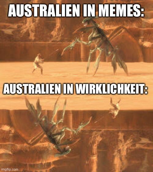 AUSTRALIEN IN MEMES:
AUSTRALIEN IN WIRKLICHKEIT:
