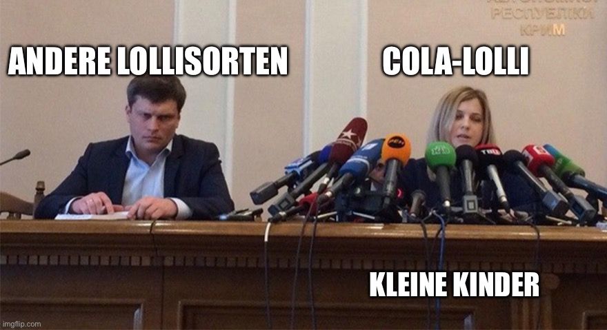 ANDERE LOLLISORTEN

PECTVENIKE
KIPIM
COLA-LOLLI
KLEINE KINDER