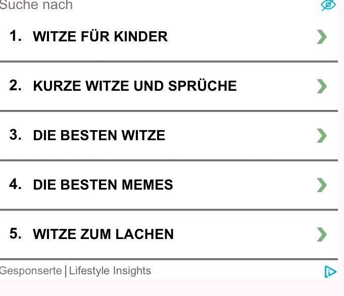 Suche nach
1. WITZE FÜR KINDER
2. KURZE WITZE UND SPRÜCHE
3. DIE BESTEN WITZE
>
>
4. DIE BESTEN MEMES
>
5. WITZE ZUM LACHEN
Gesponserte | Lifestyle Insights