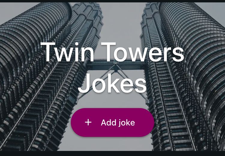 Twin Towers
Jokes
+ Add joke