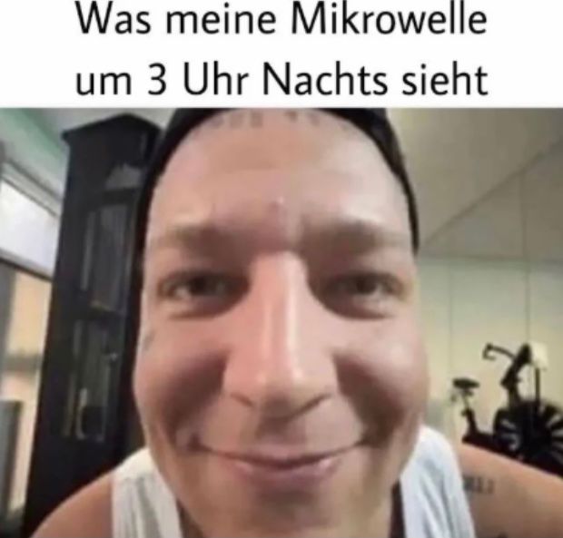 Was meine Mikrowelle
um 3 Uhr Nachts sieht