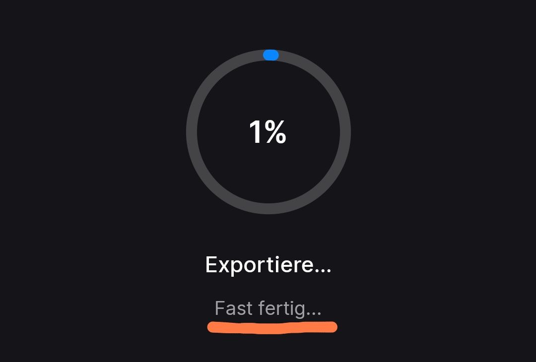 1%
Exportiere...
Fast fertig...